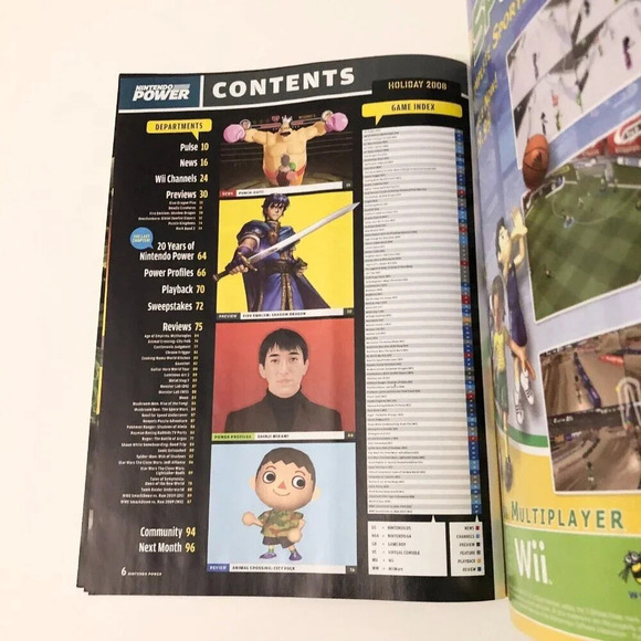 Nintendo Power Magazine Issue Volume Holiday 236  Dec 2008 Pokemon Poster - Picture 10 of 16